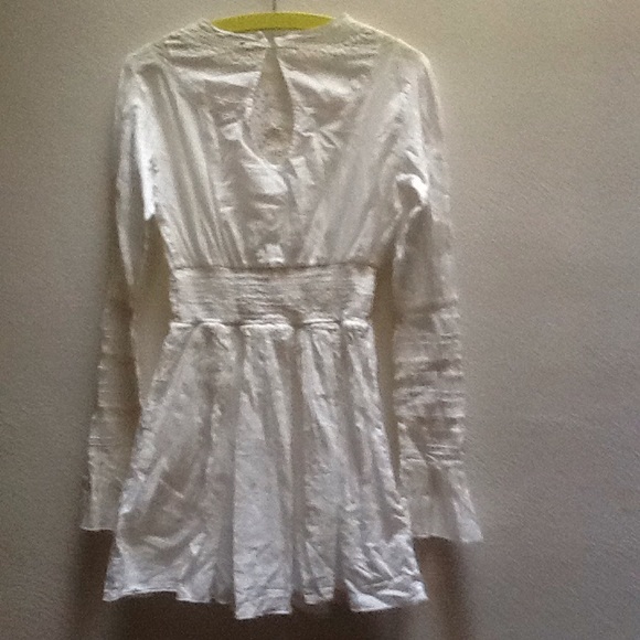 Free People Lace Tunic Top 100% Cotton Sz 2 NWT - Picture 5 of 9